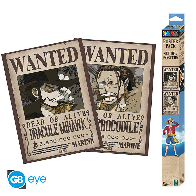 Wanted Posters of One Piece characters
