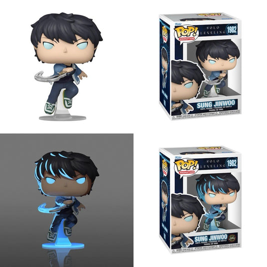 Funko Pop Solo Leveling Sung Jinwoo & Chase Bundle