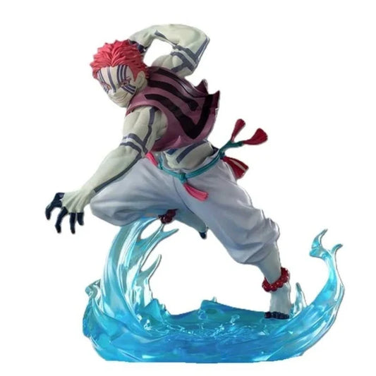 Animated character figure with water effect on a white background