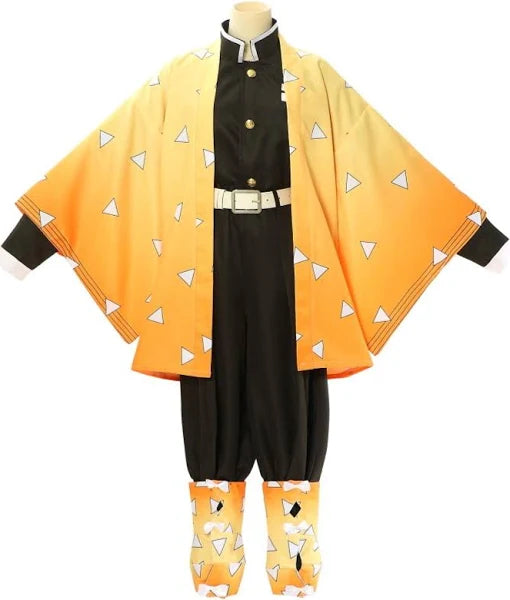 Demon Slayer Zenitsu Cosplay Costume