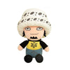 Plush toy with character design on a white background